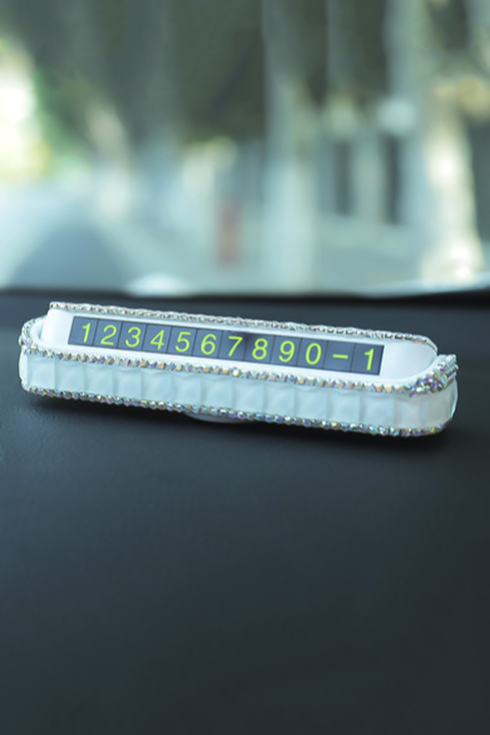 Κάρτα αριθμού προσωρινής στάθμευσης αυτοκινήτου - ΑΣΠΡΟ