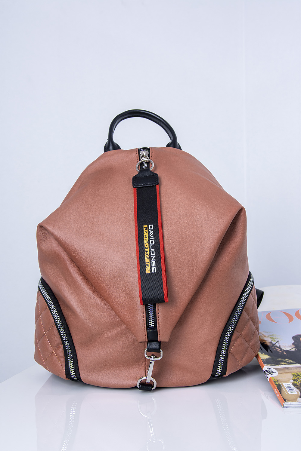 Backpack με φερμουάρ και clip - ΣΑΠΙΟ ΜΗΛΟ