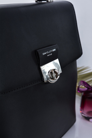 Mini backpack με ιδιαίτερο κούμπωμα