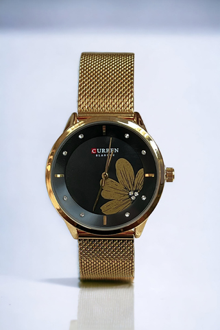 Curren 9048 Γυναικείο ρολόι με σχέδιο - ΧΡΥΣΟ