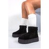 Μποτάκια suede δίπατα Μποτάκια suede δίπατα
