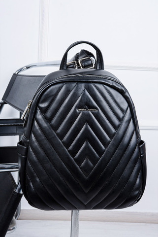Καπιτονέ backpack με φερμουάρ