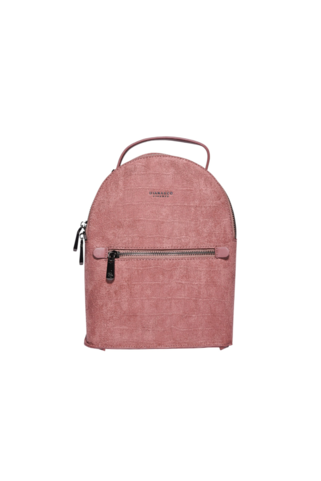 Mini backpack με croco suede design - ΣΑΠΙΟ ΜΗΛΟ