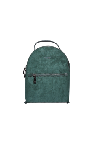Mini backpack με croco suede design - ΚΥΠΑΡΙΣΣΙ