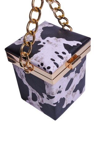 Mini τσαντάκι με αλυσίδα και print - COW