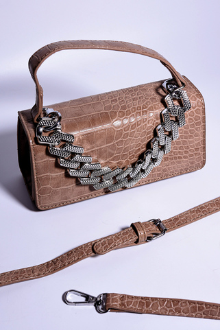Croco τσαντάκι με ιδιαίτερο design - ΜΠΕΖ