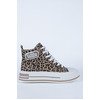 Μποτάκι Sneakers με Leopa Εμφάνιση 