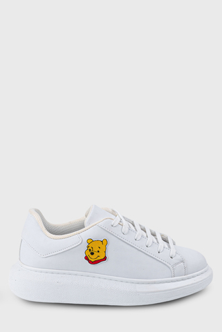 Sneaker με έγχρωμη φιγούρα - 3 - ΑΣΠΡΟ