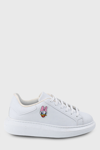 Sneaker με έγχρωμη φιγούρα - 4 - ΑΣΠΡΟ